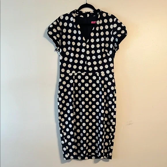 betsey johnson black polka dot dress Edessa Sequin Mini Dress